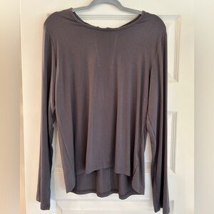 NWOT Open Back Long Sleeve Workout Top